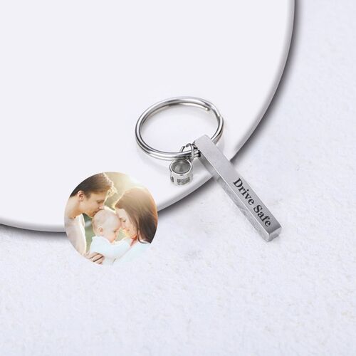 Personalized Photo Projection Keychain-Bar