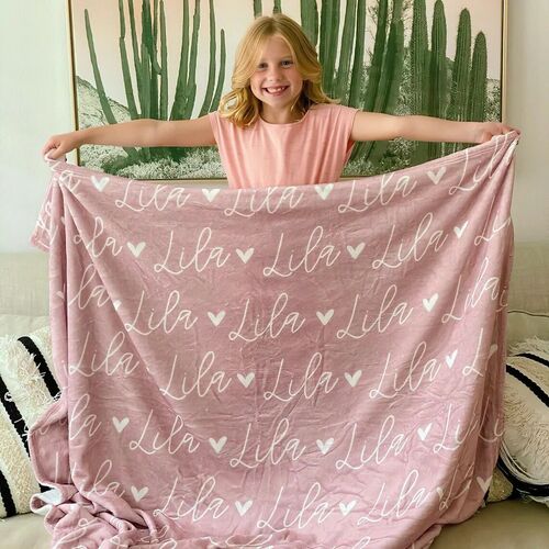 Personalized Blanket With Name for Adorable Baby