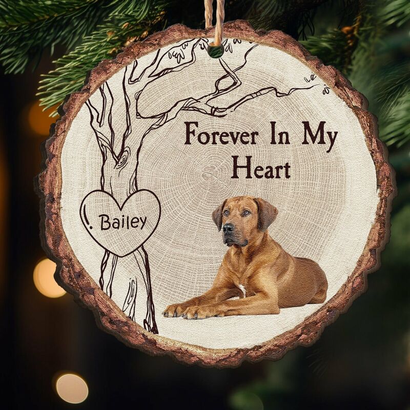 Personalized Christmas Ornaments Customized Pet Photo Memorial Gifts For Pet Lovers