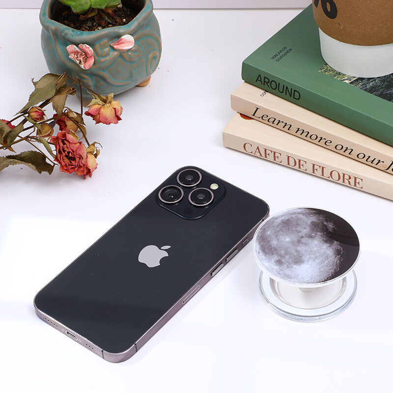 月球 写真 スマホ グリップ アクリル スマホスタンド アクセサリー オリジナル