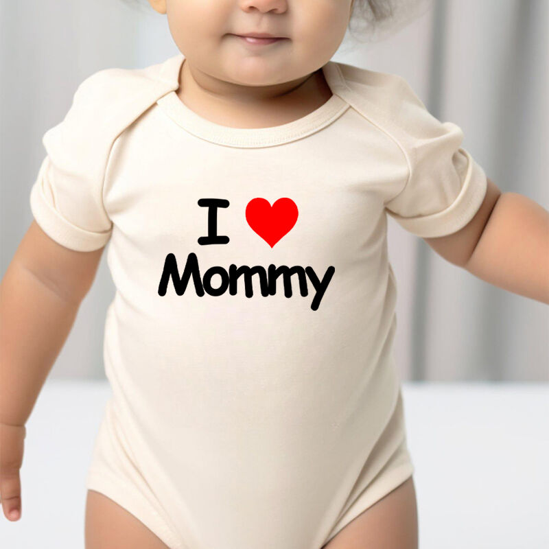 Onesie per neonati personalizzate con il nome del papà e della mamma Regalo unico e caldo per la festa del bebè per la famiglia