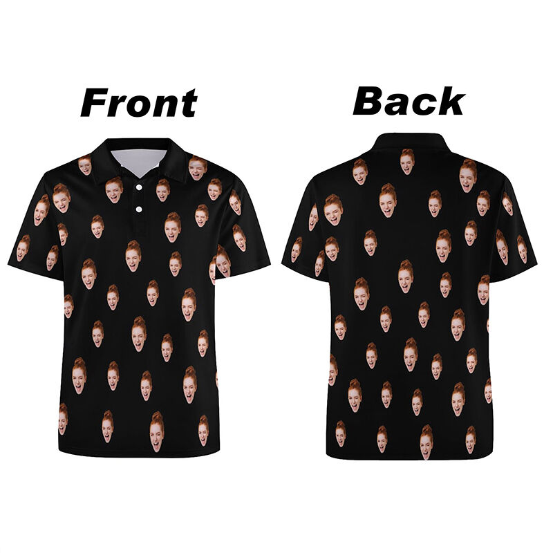 Personalized Picture Polo Shirt Precious Gift for Your Loved One