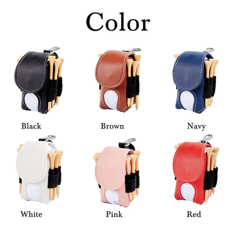 Bolsa para pelotas de golf personalizada, portátil, para llevar tees, para cumpleaños