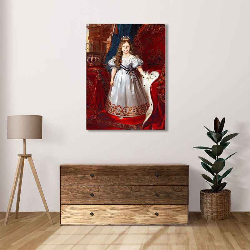 Custom Head Photo Princess Portrait from The Young Princess