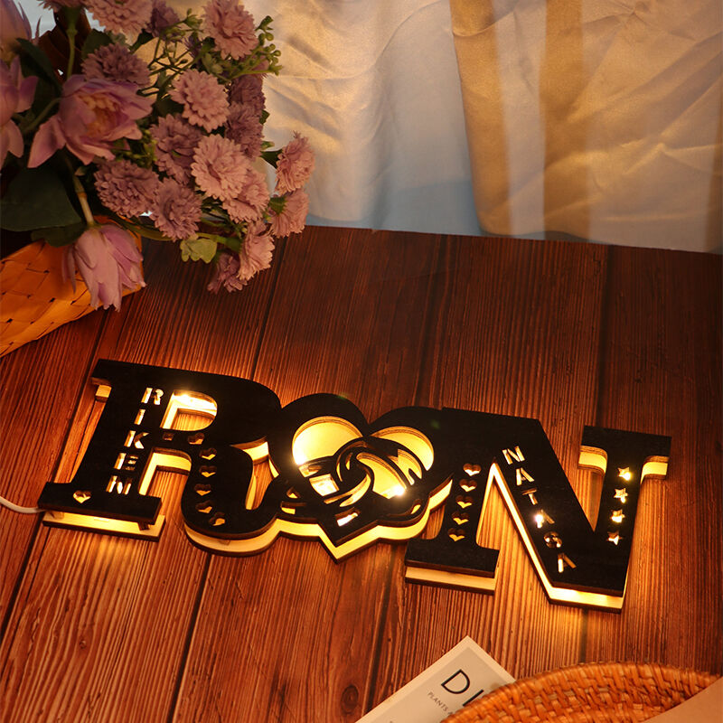 Personalized Name Night Light Creative Valentine's Day Present