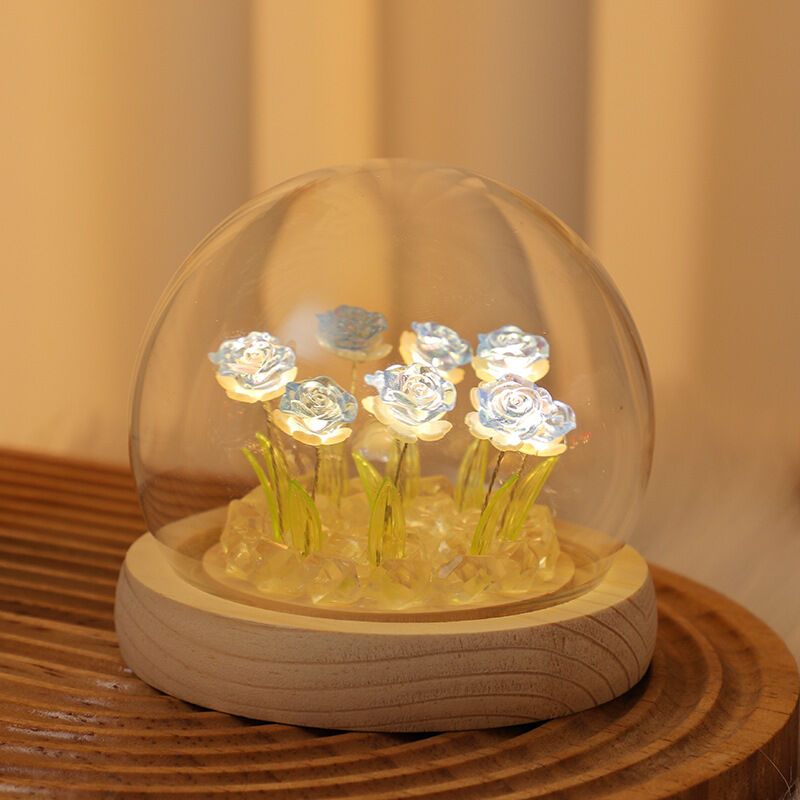 DIY Eternal Rose Night Light Precious Gift Valentine's Day