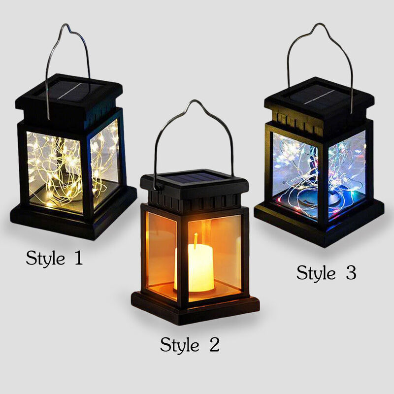 Personalized Solar Retro Palace Lanterns Customized Photo Waterproof Outdoor Lights for Christmas