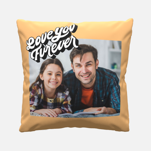 Cuscino fotografico personalizzato per papà
