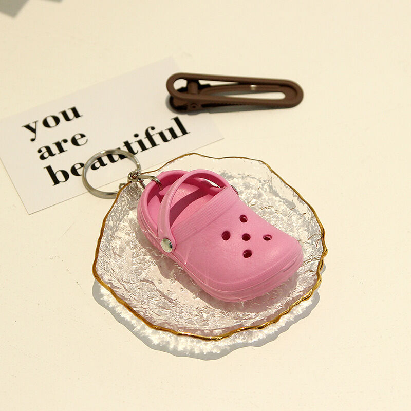 Personalized Minifigure Keychain With Slippers Accessories Funny Christmas Gift