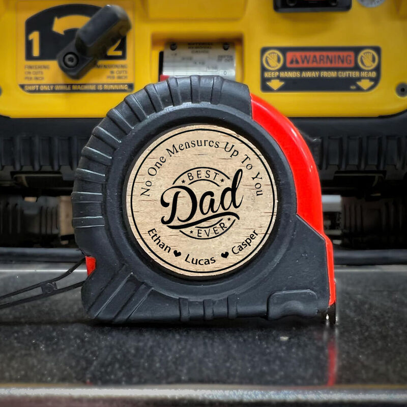Individuelles Maßband mit DIY Gartenarbeit & Handwerkerausrüstung Vatertagsgeschenk für Papa