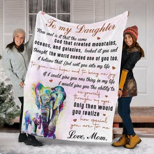 The World Needs You a Mother's Blanket for Her Daughter