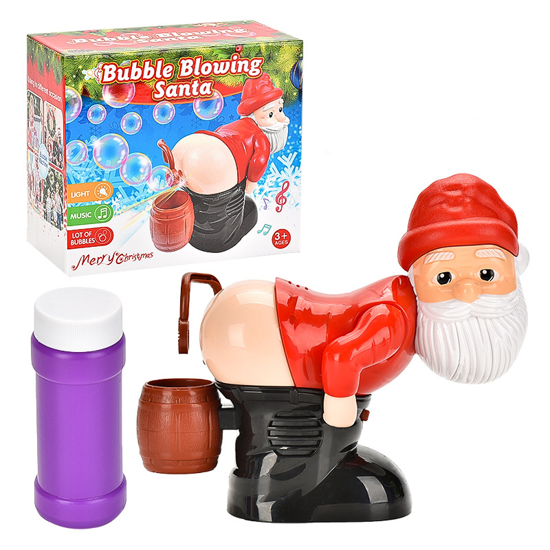 Santa Claus Bubble Machine Funny Gift for Friend