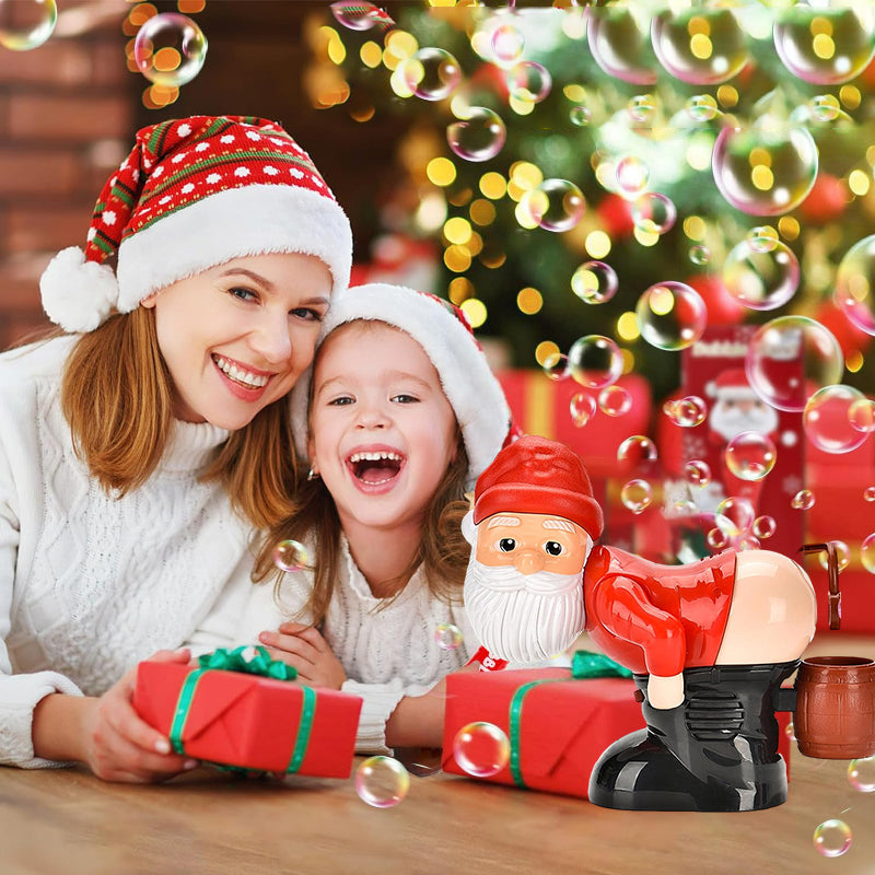 Santa Claus Bubble Machine Funny Gift for Friend