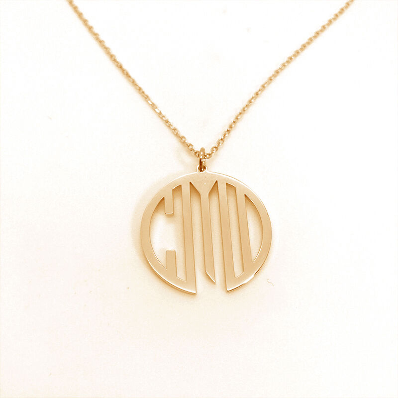 "Remember You" Personalized Monogram Necklace