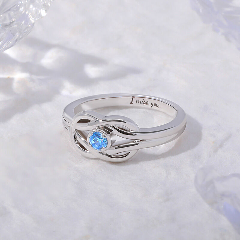 "Lover's Eyes" Personalized Engraving Ring