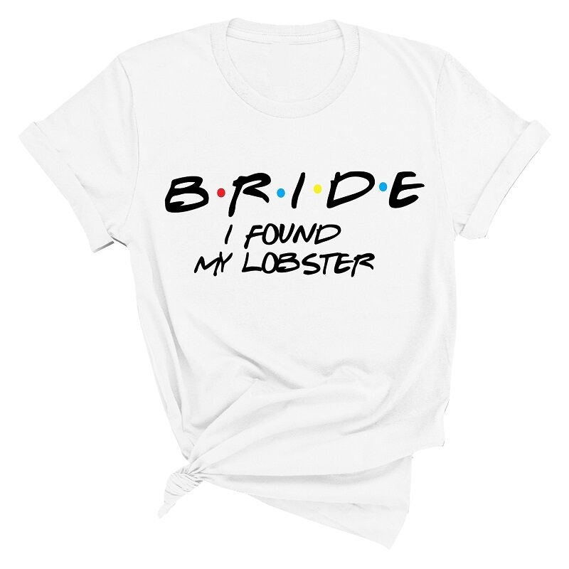 Personalisiertes T-Shirt Die eine, wo wer heiratet Freunde Element Design Junggesellinnenabschied Geschenk