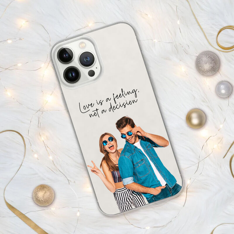 Funda de móvil personalizada Fotos de pareja personalizadas Dulce regalo de San Valentín