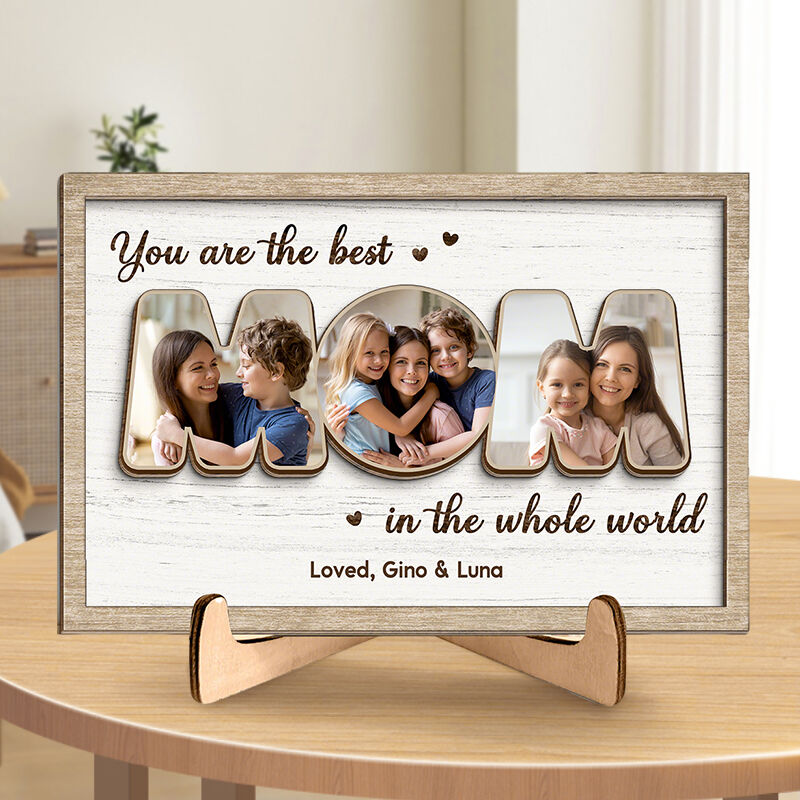 Personalized Photo Frame You Are The Best In The Whole World Exquisite Design Gift for Mother's Day