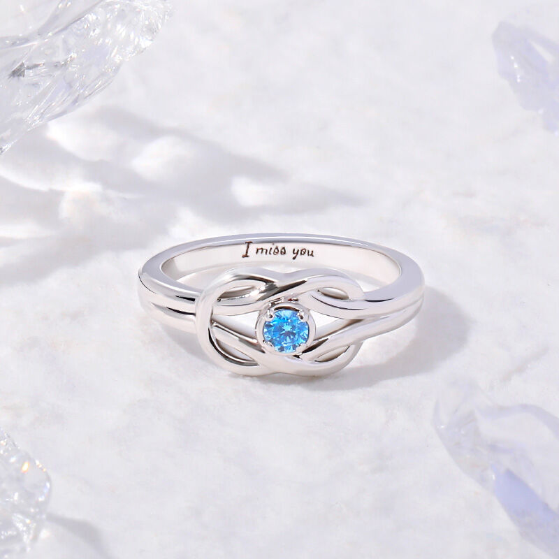 "Lover's Eyes" Personalized Engraving Ring