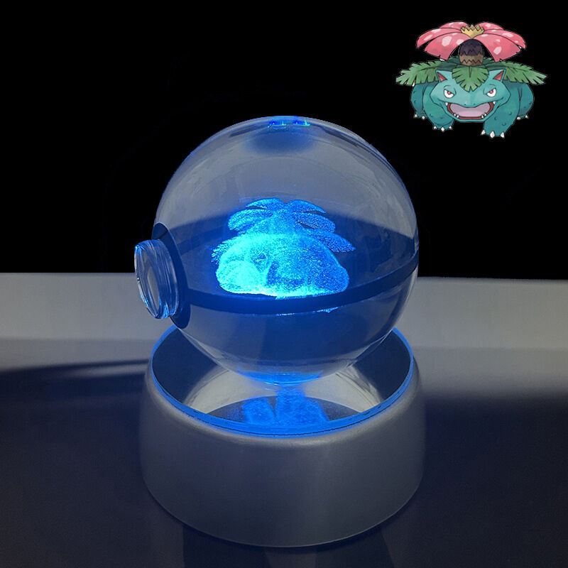 3D Crystal Ball Night Light Cute Animals Pattern Beautiful Gift for Dear Family