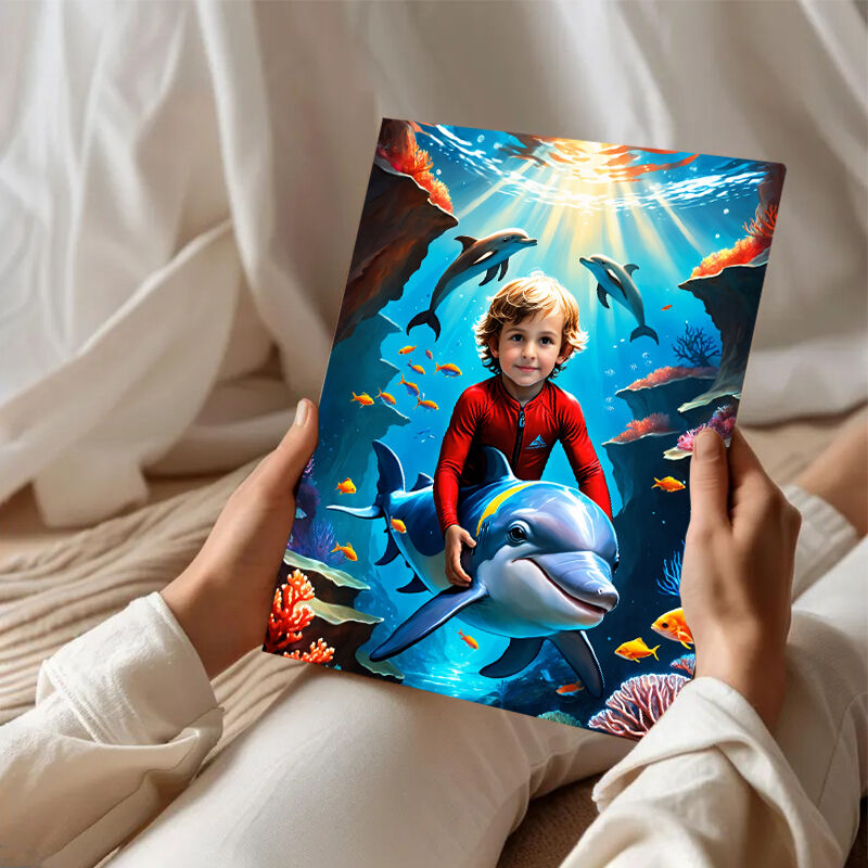Personalized Portraits with Custom Face Swap Funny Gift for Kids