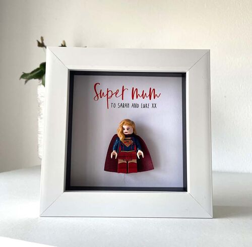 "My Super Mom" Personalisierter Superheroes Rahmen