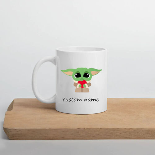Personalized Cartoon Love Custom Name Mug for Baby