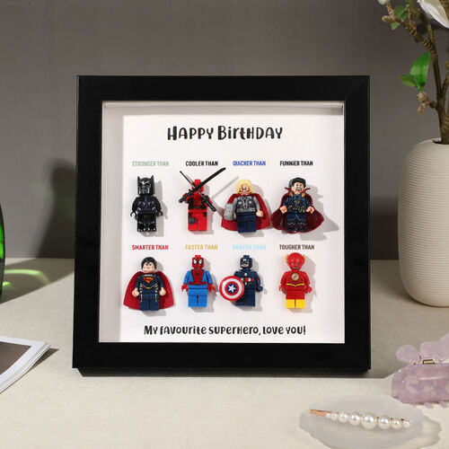 "You Are Our Favorite Superhero" Personalisierter Superheroes Rahmen