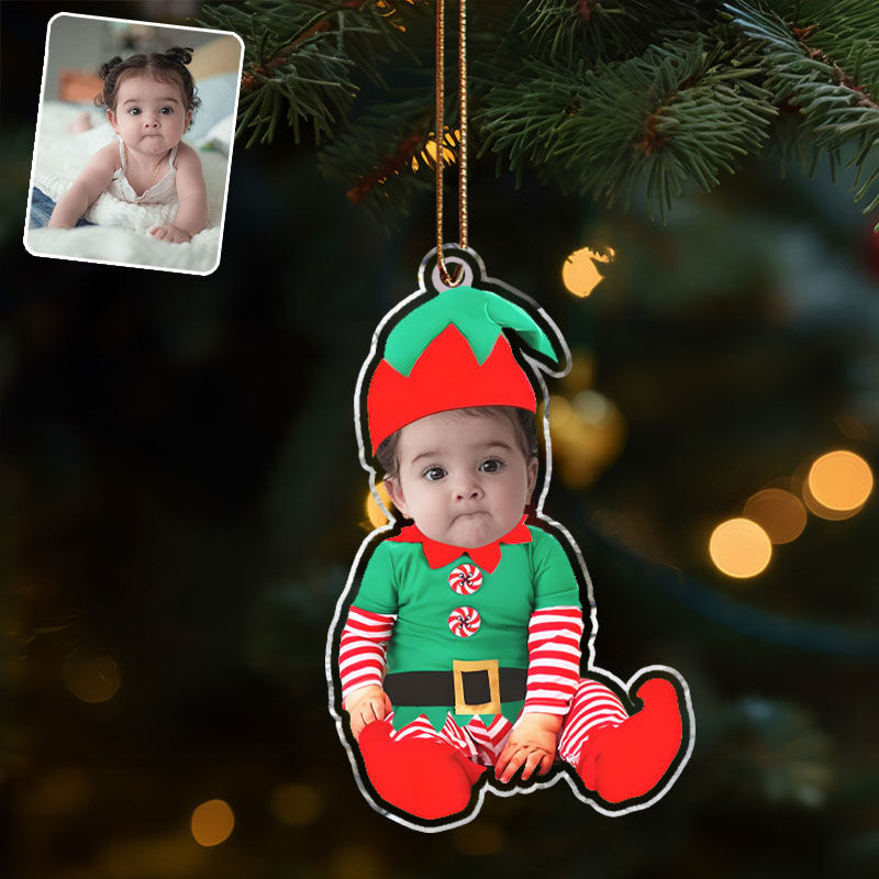 Personalisierte Weihnachtsornamente benutzerdefinierte Fotos lustige Geschenke für Kinder