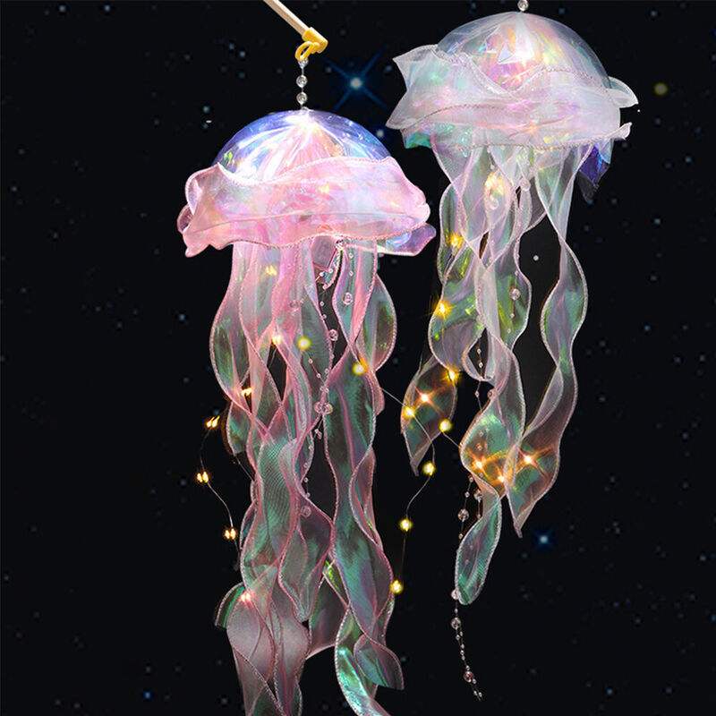 Lanterne LED Jelly Fish Party Jellyfish Night Light Photo Props Festival Decoration Light for Kids