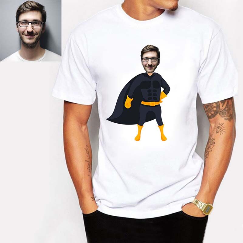 T-Shirt "Je suis Batman" photo personnalisé