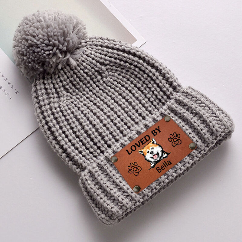 Personalized Knit Baby Beanie with Pet Picture a Thoughtful Gift for Infants and Toddlers