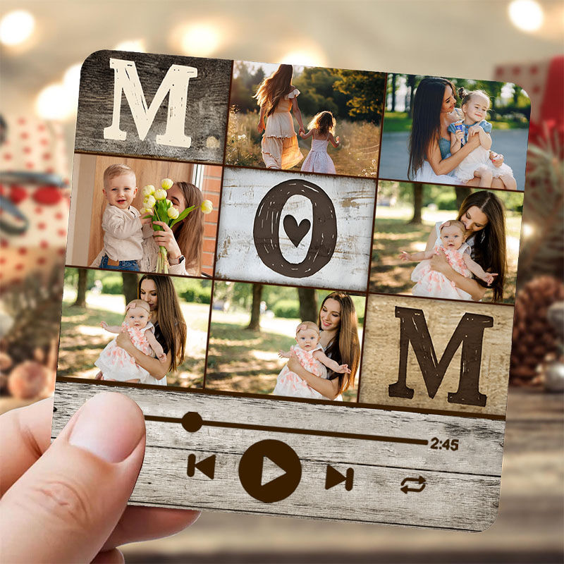 Personalisiertes Bild Musik Kühlschrankmagnet Wunderbares Geschenk zum Muttertag