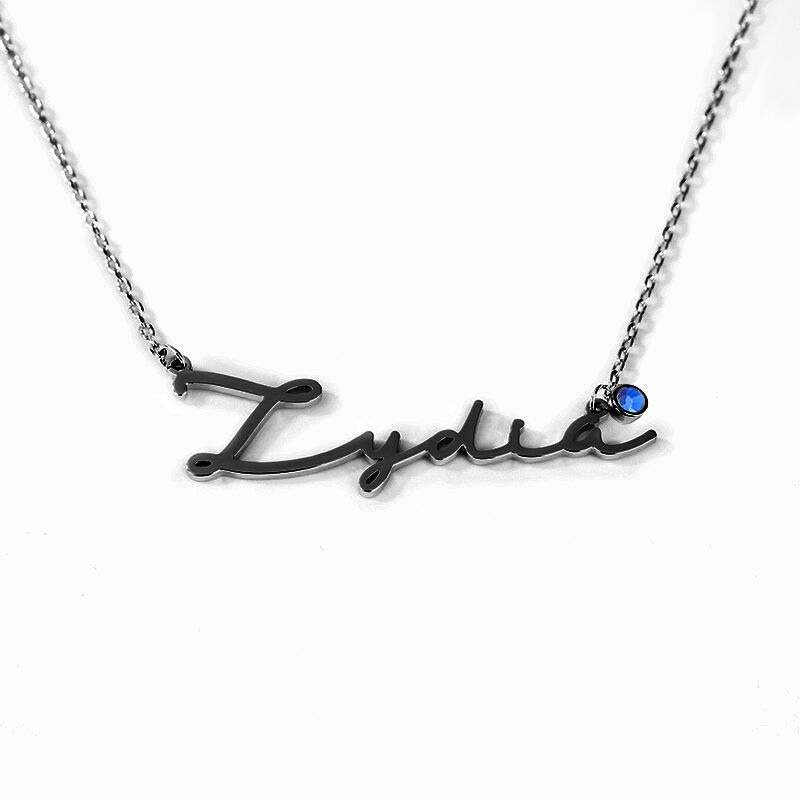 "It Is Me" Personalized Signature Style Name Necklace