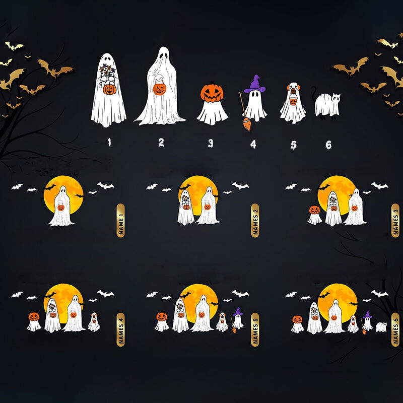 Pot de fleurs à nom personnalisé Cadeau créatif pour Halloween