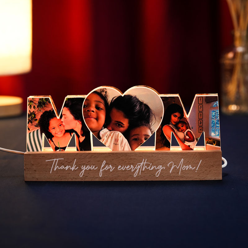 Personalized Picture Night Light Wonderful Present for Mother's Day
