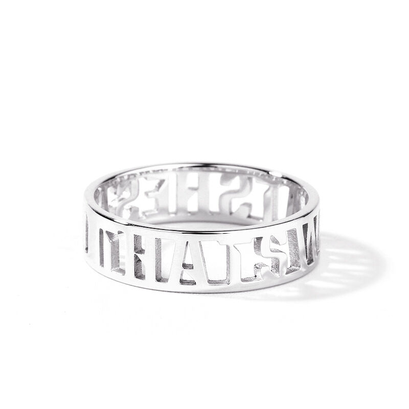 "All of Me" Personalized Name Ring