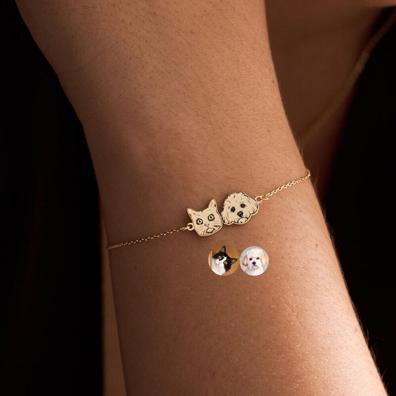 Personalisiertes Foto-Armband Ein schönes Geschenk für Tierliebhaber