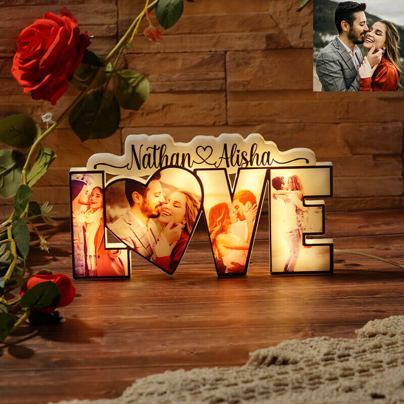 Personalized Picture Night Light Exquisite Valetine's Day Gift