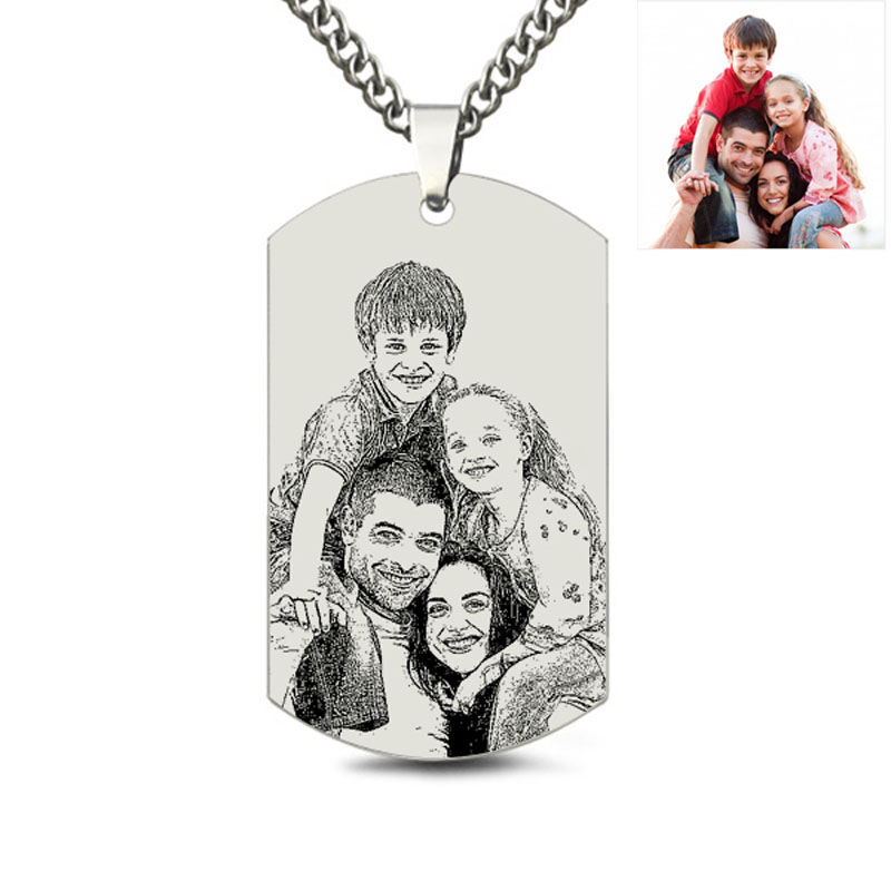 "Memory Of Love" Personalized Photo Necklace