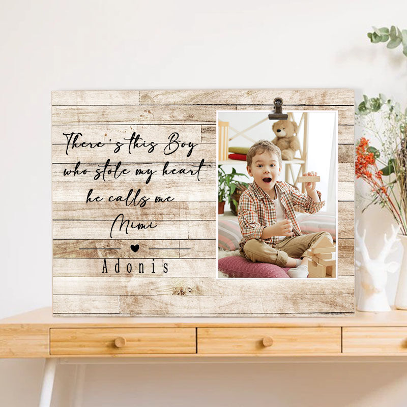 Custom Picture Frame Warm Gift for Mom