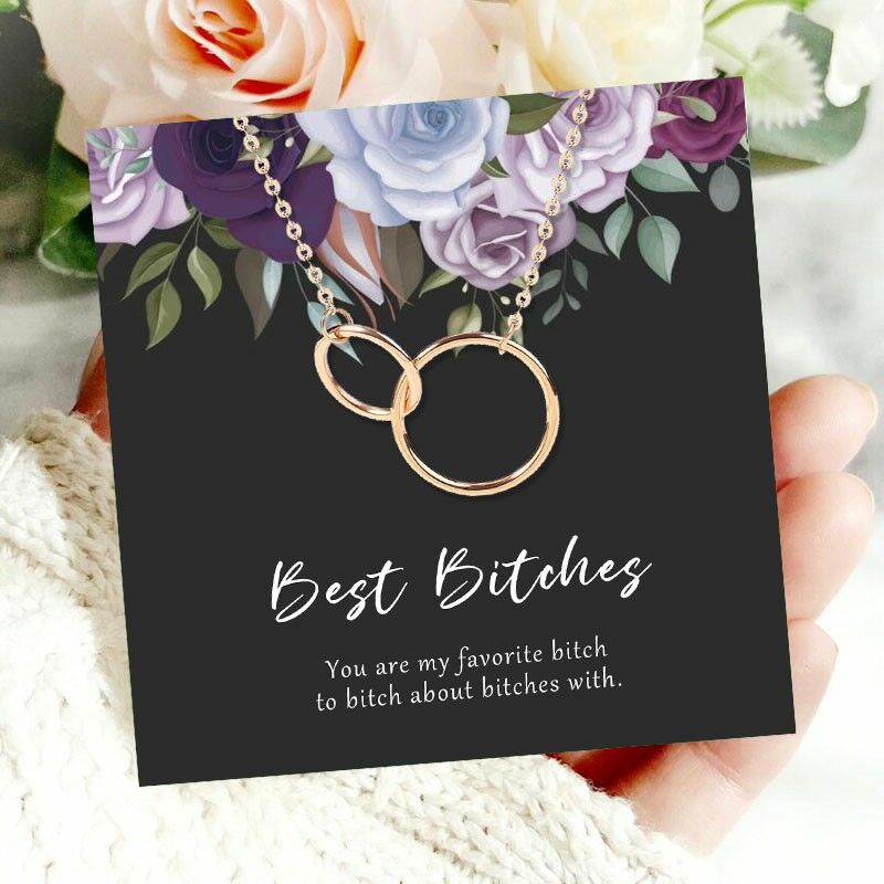 Gift for Bestie "You Are My Favorite Bitch To Bitch About Bitches With" Necklace