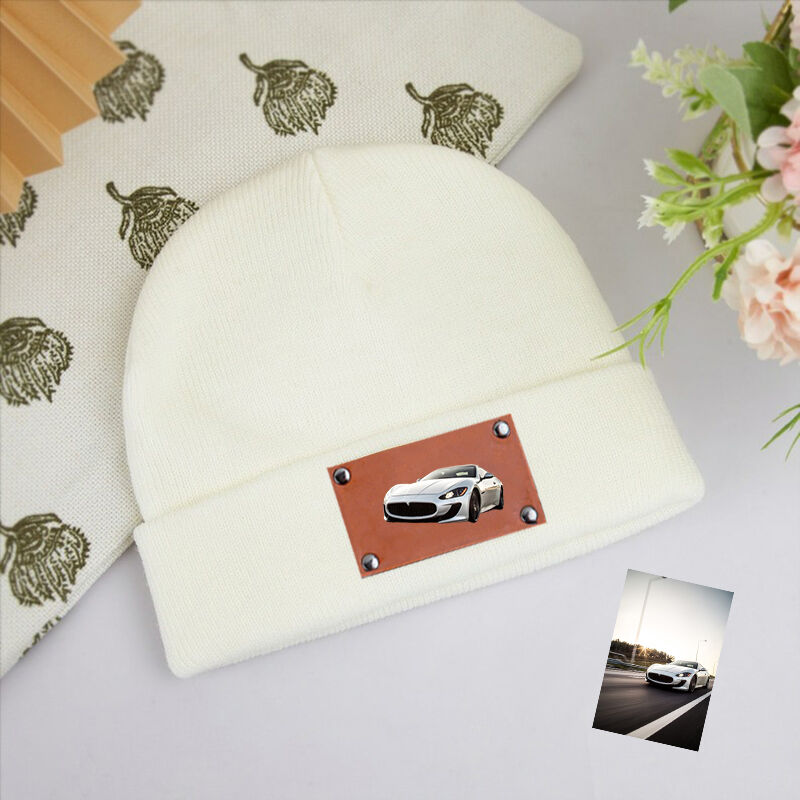 Personalized Picture Beanie Cool Present for Boy Friend