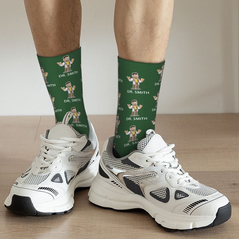 Gepersonaliseerde sokken met foto's als een grappig cadeau