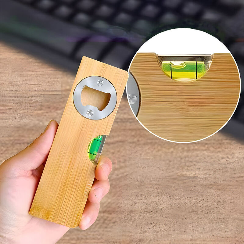 Customized 2-in-1 Bottle Opener Level Multi-function Tool Add Name as a Gift for Dad or Grandpa