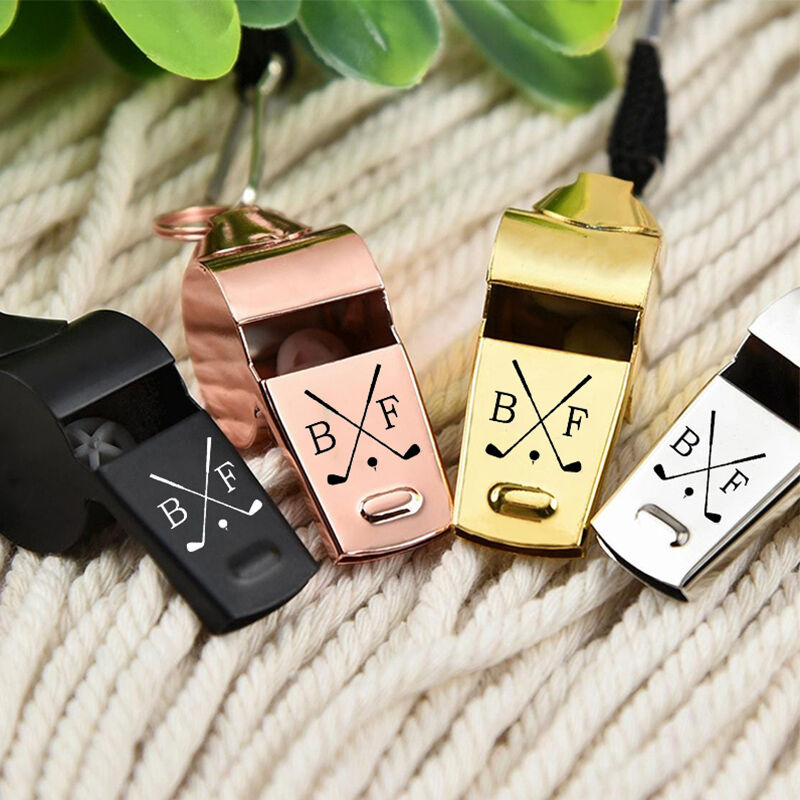 Personalized Whistle Custom Letter Warm Gift for Coach