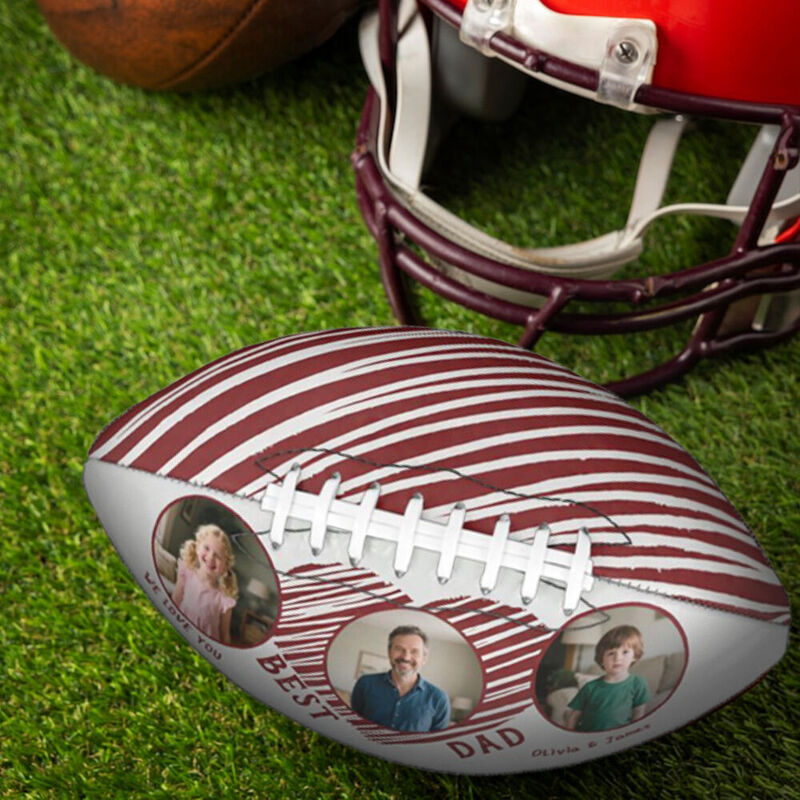 "Best Dad" Customized Football Father's Day Exclusive Gift for Dad