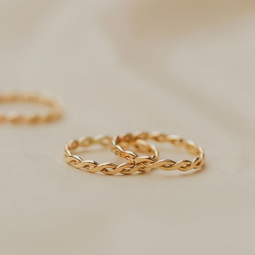 "Love Forever"  Twist Ring Band