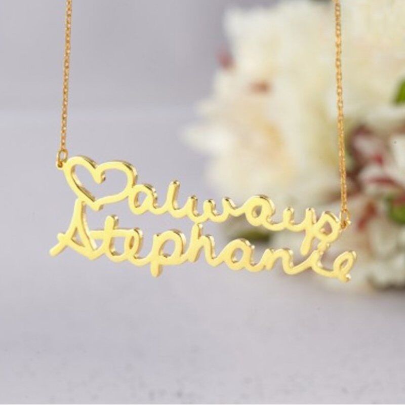 Handwriting Name Necklace-Gift For Women-Personal Handwriting Necklace