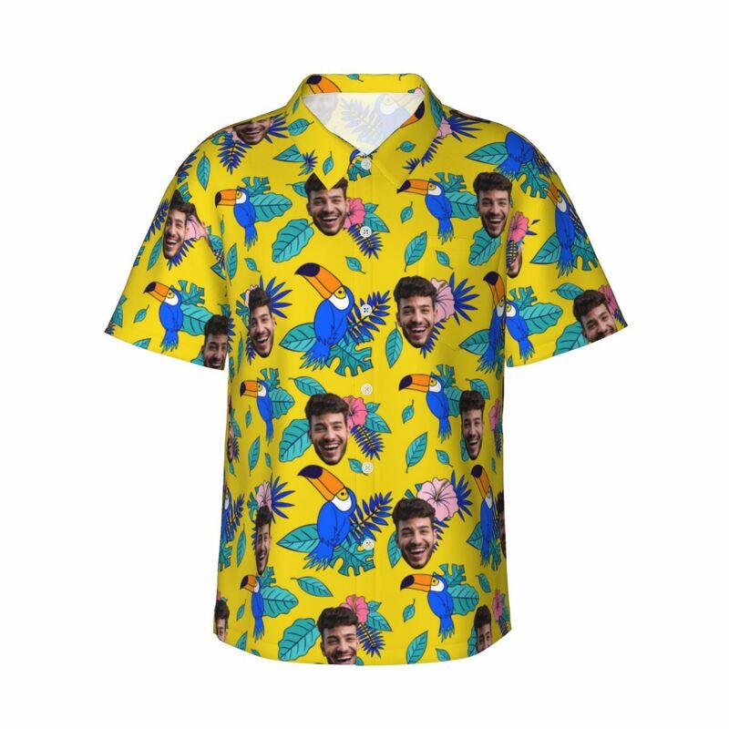 Camisa Hawaiana Personalizada Unisex Vacaciones de Verano Regalo para Hombre